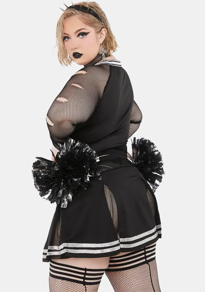 Plus Freak 'Em Out Cheerleader Costume