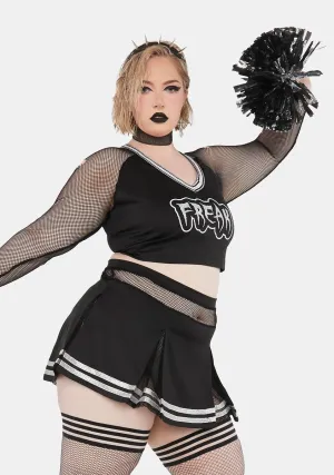 Plus Freak 'Em Out Cheerleader Costume