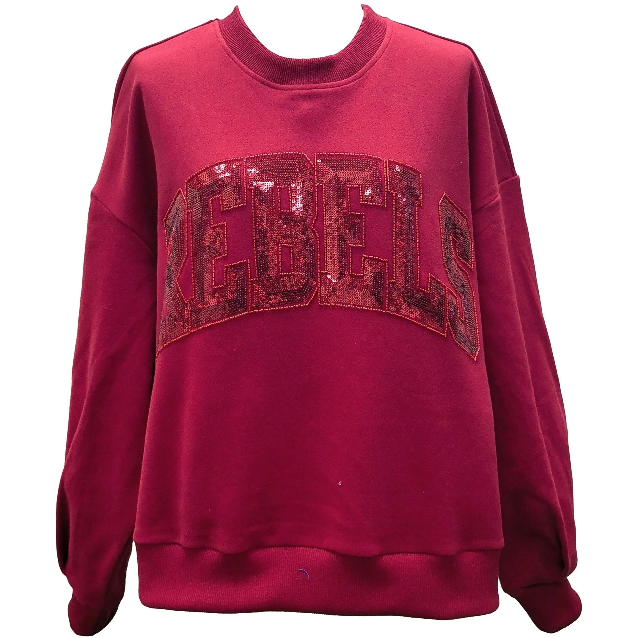 Red Tonal 'Rebels' Sweatshirt- Women's
