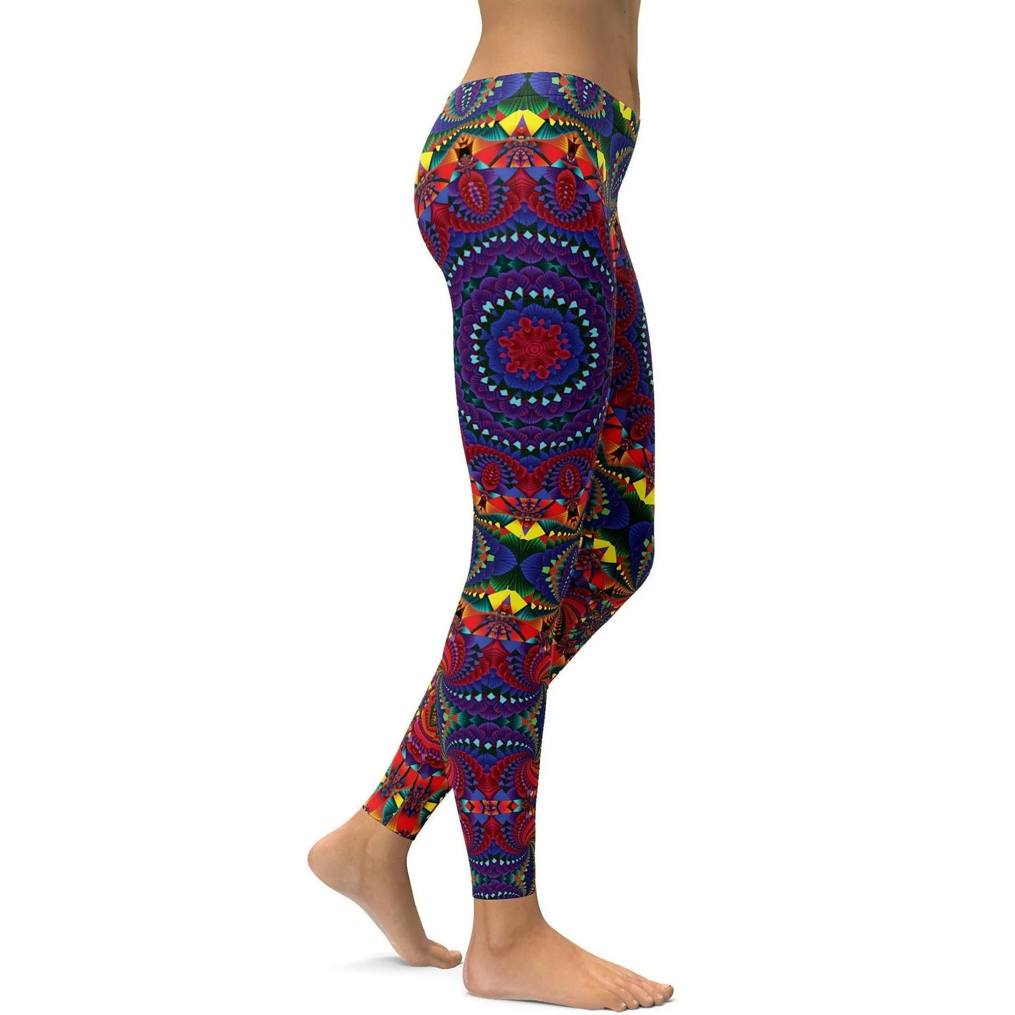Retro Kaleidoscope Leggings