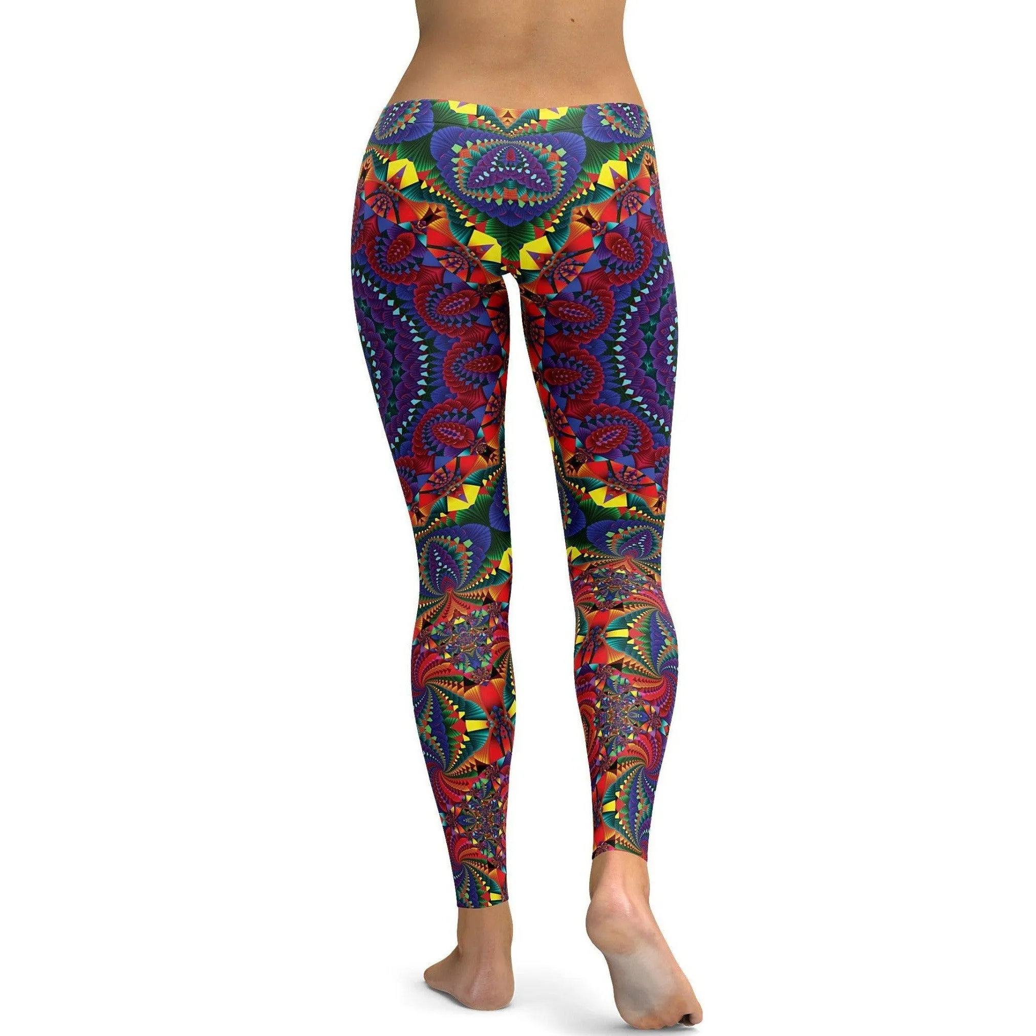 Retro Kaleidoscope Leggings