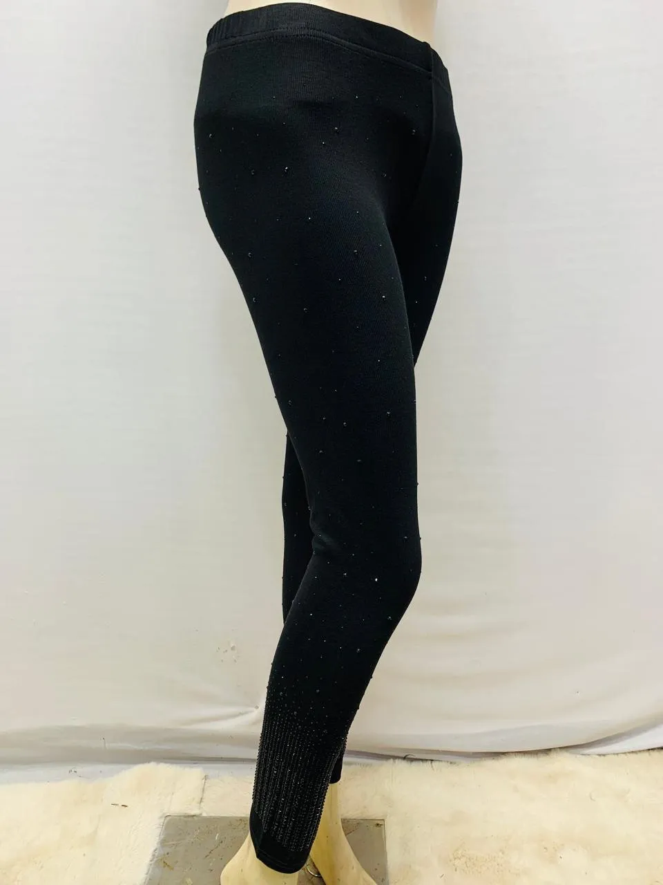 Rhinestone legging free size