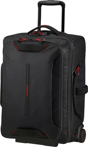 Samsonite Ecodiver Duffle with wheels 55cm backpack Black | Buy Samsonite Ecodiver Duffle with wheels 55cm backpack Black here | Outnorth