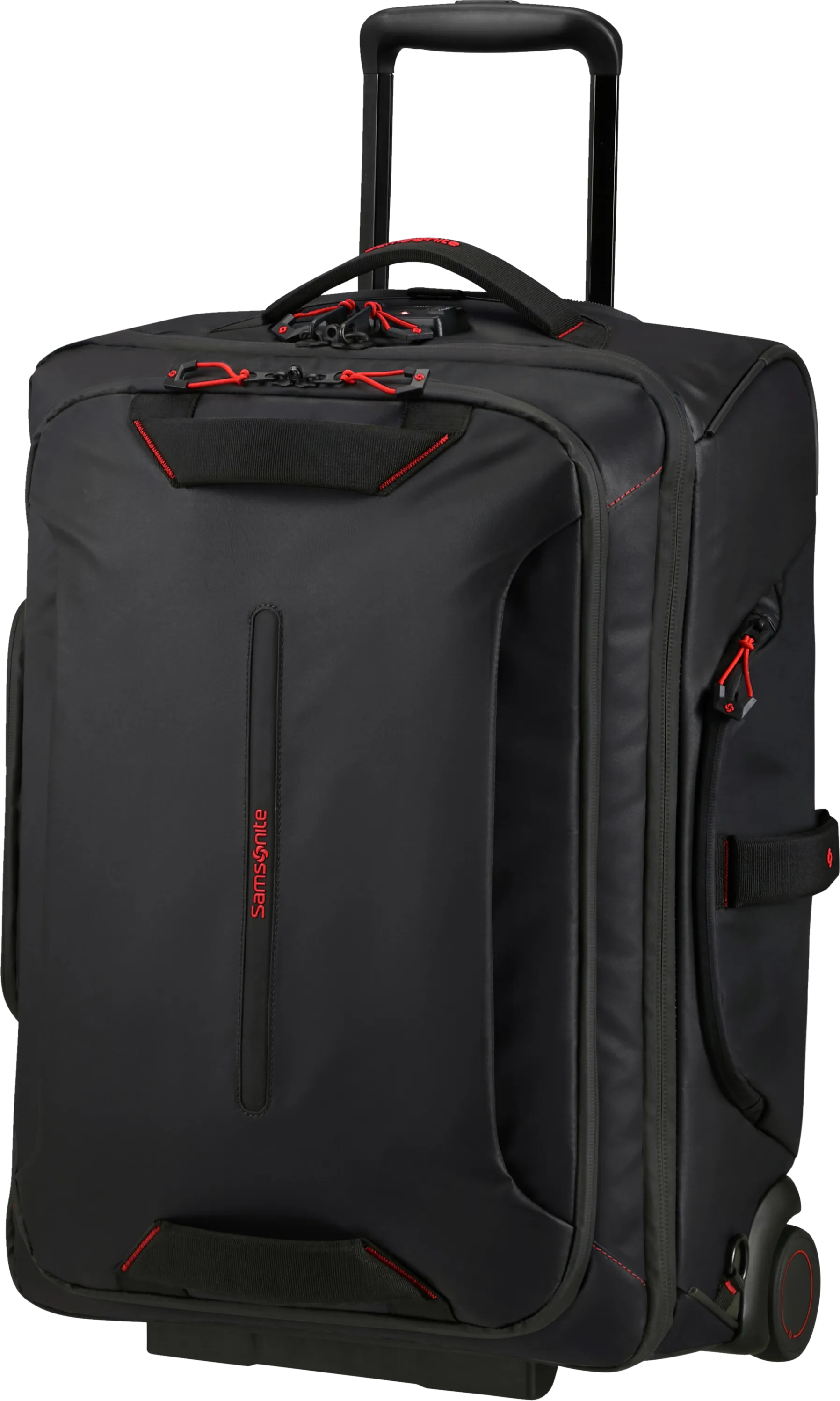 Samsonite Ecodiver Duffle with wheels 55cm backpack Black | Buy Samsonite Ecodiver Duffle with wheels 55cm backpack Black here | Outnorth