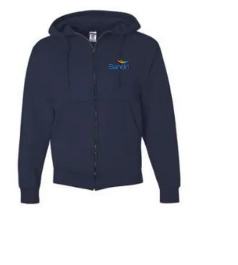 SAND- Uniform Full Zip Hooded Sweatshirt
