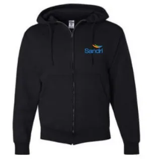 SAND- Uniform Full Zip Hooded Sweatshirt