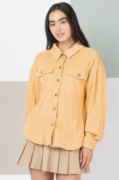 Shelia Cable Knit Shacket