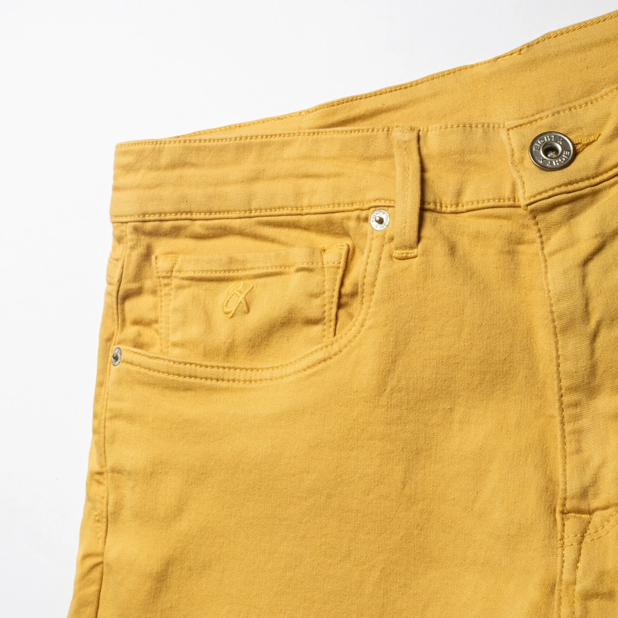 Soft Stretch Slim Fit Jeans - Portica Yellow