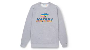 TEAM COLLEGE SWEATSHIRT - HEATHER GREY/MULTICOLOUR