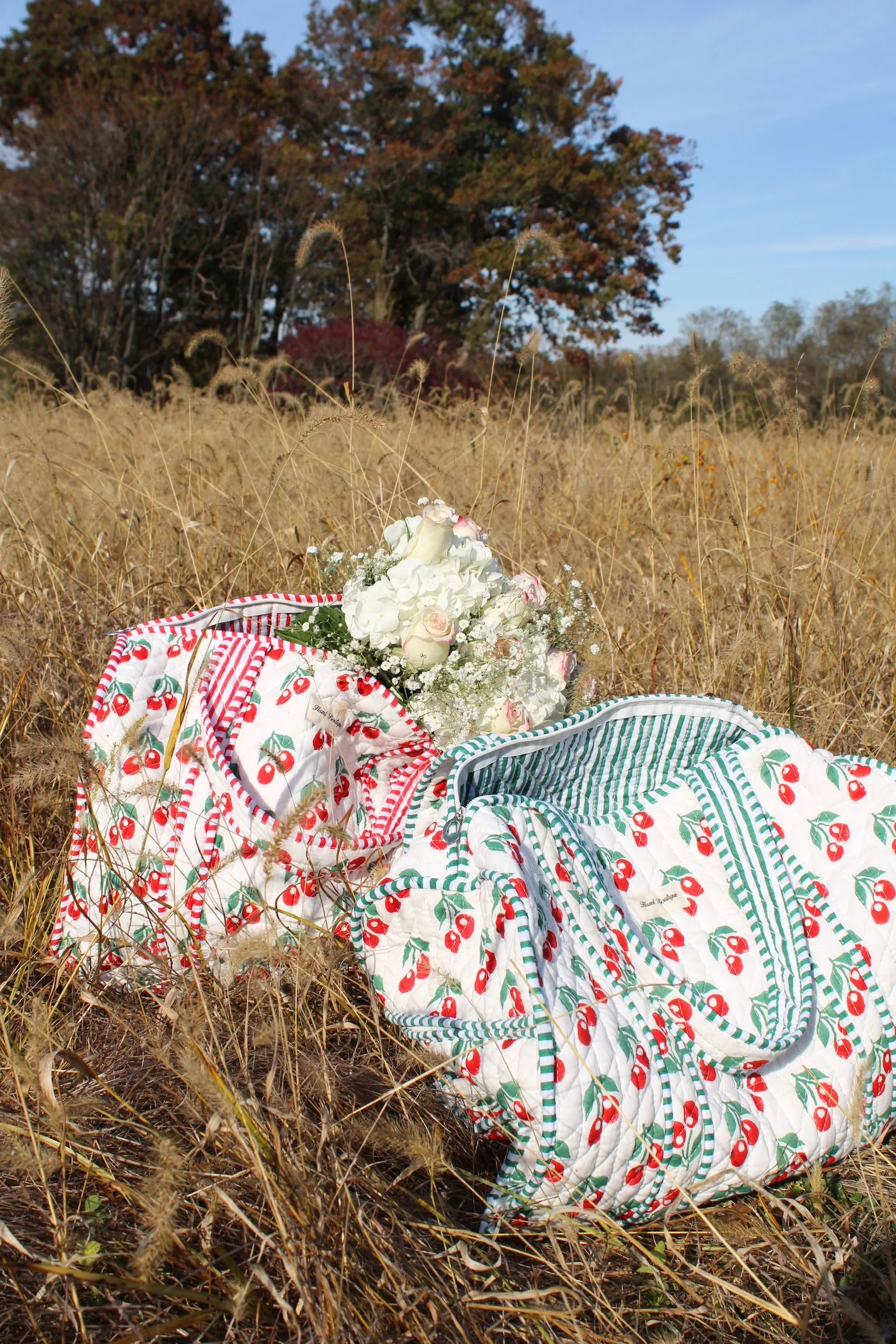 The HB Duffle Bag // Cherry