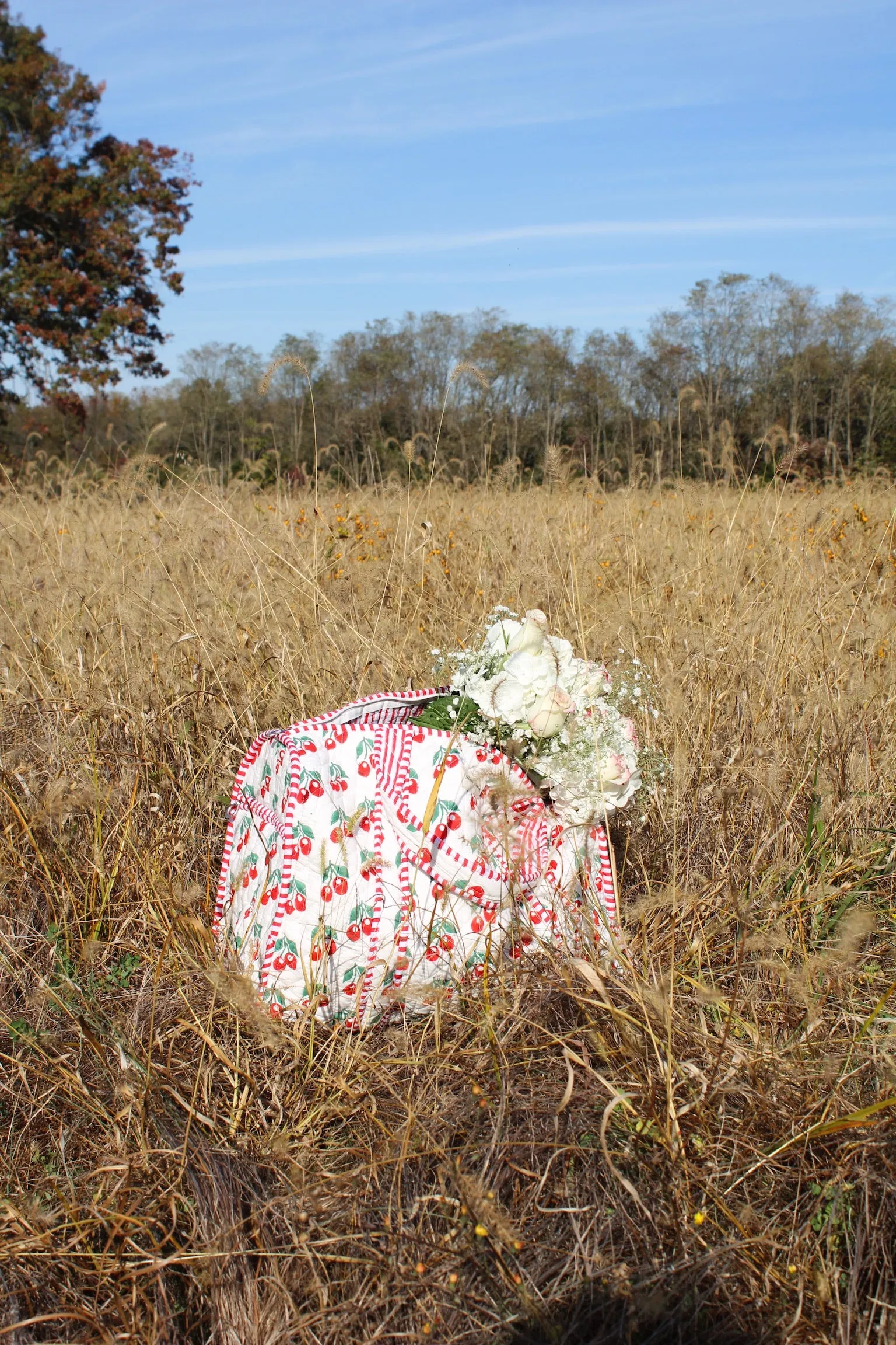 The HB Duffle Bag // Cherry