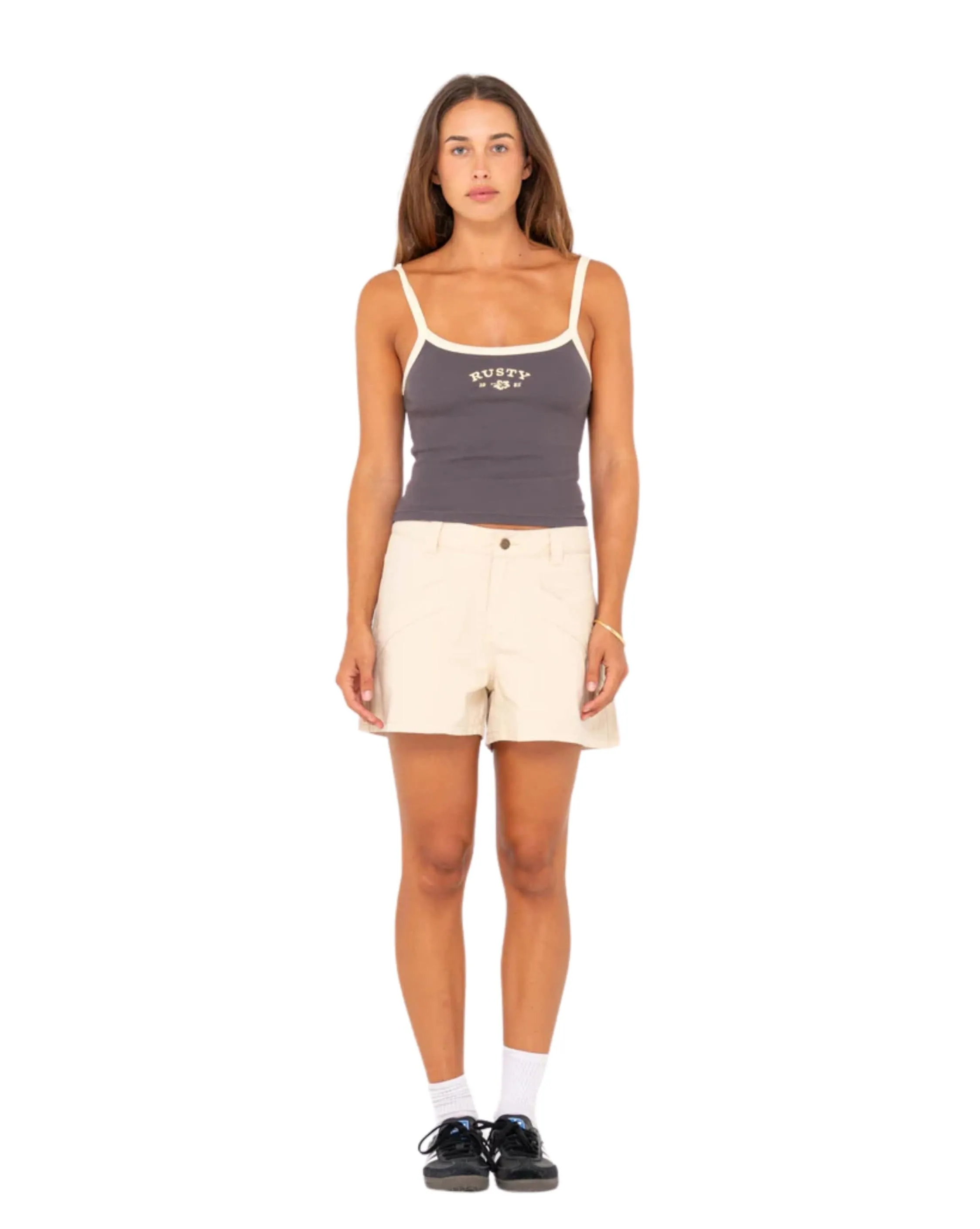 Thriving Ribbed Graphic Tank Top