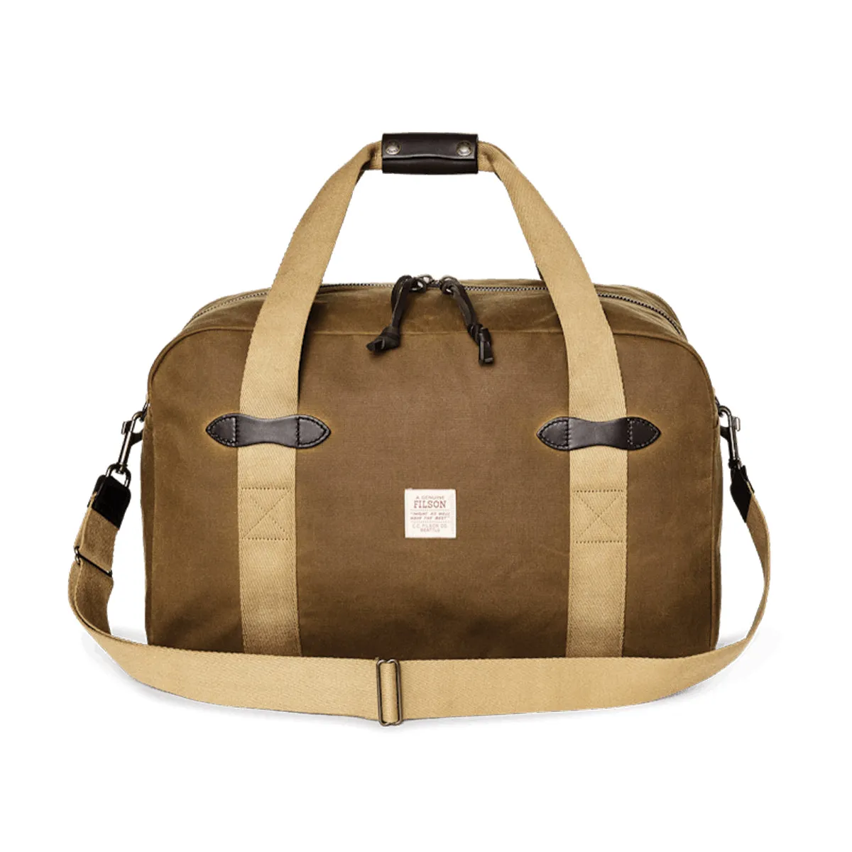 TIN CLOTH MEDIUM DUFFLE BAG - DARK TAN