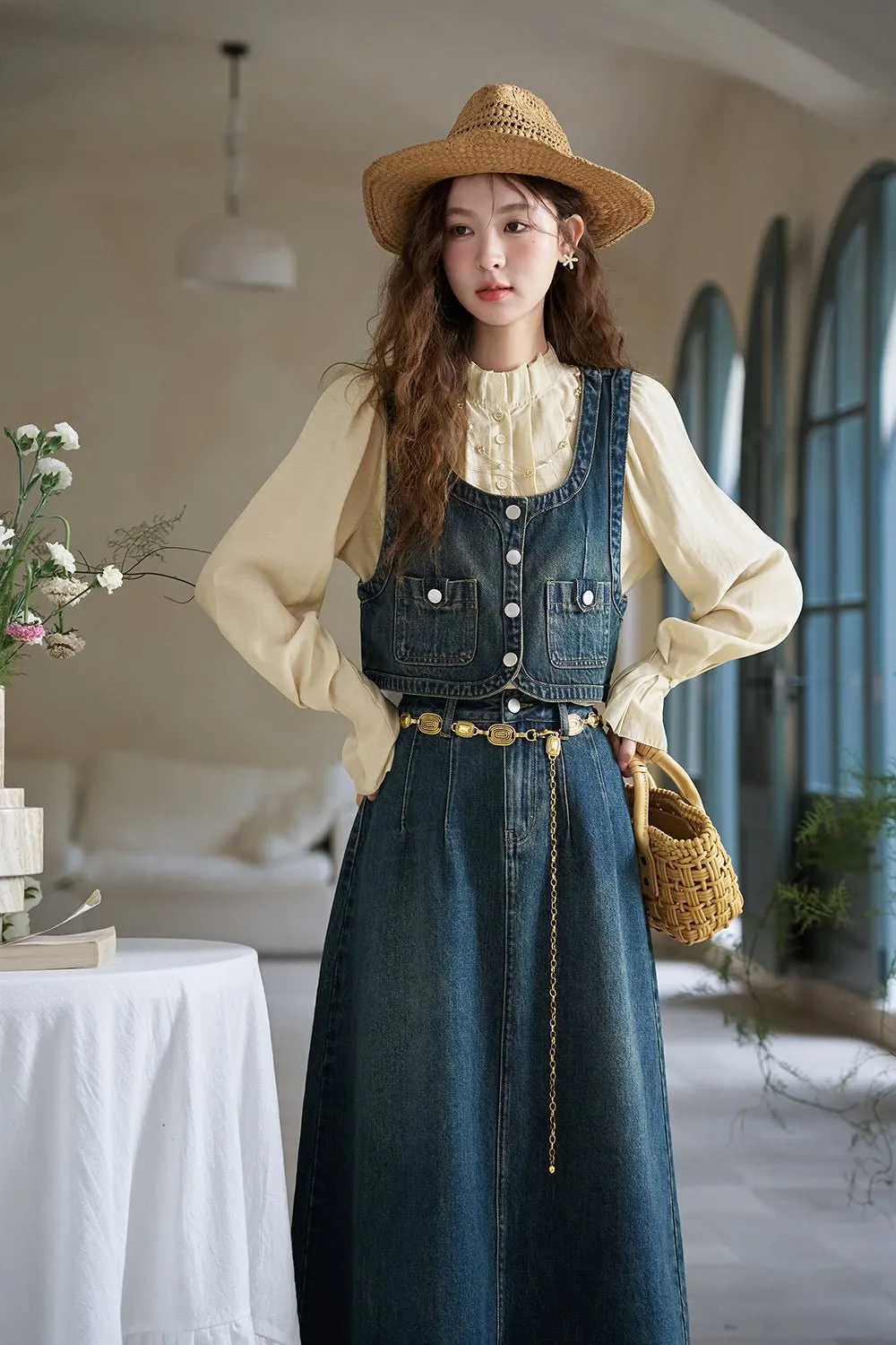 Vest and Skirt Set Separately Sold