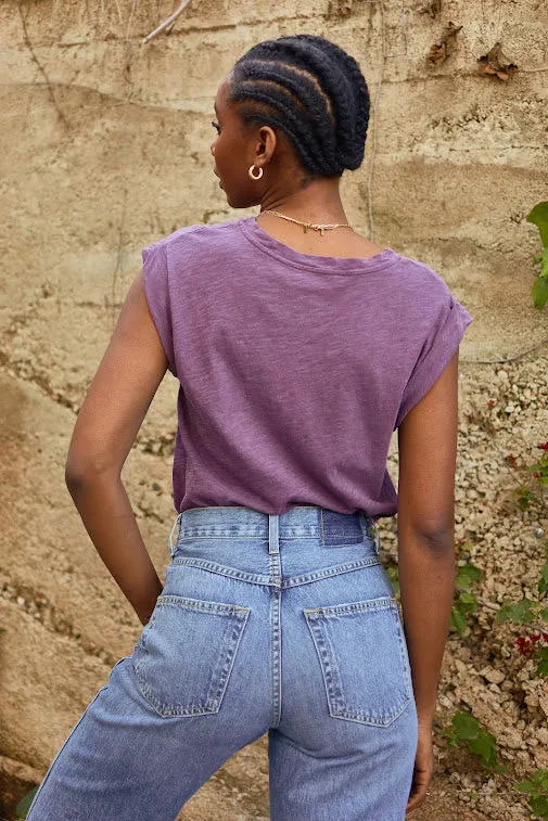 Victoria Rolled Sleeve Tee