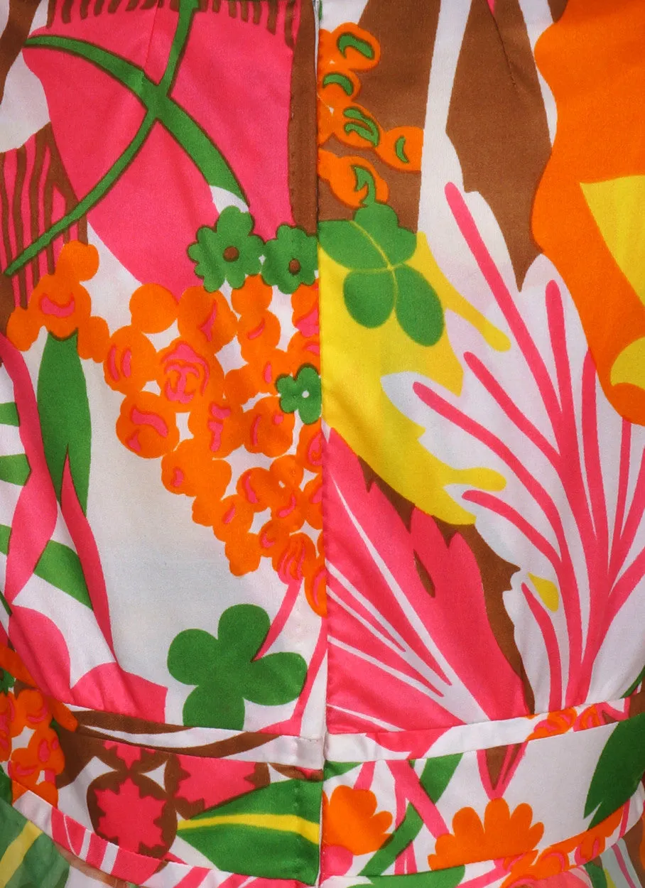 Vintage 1970s Don Luis de Espana Maxi Dress - Floral Print