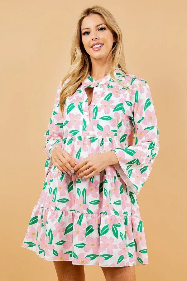 Whimsical Blooms Tunic Dress