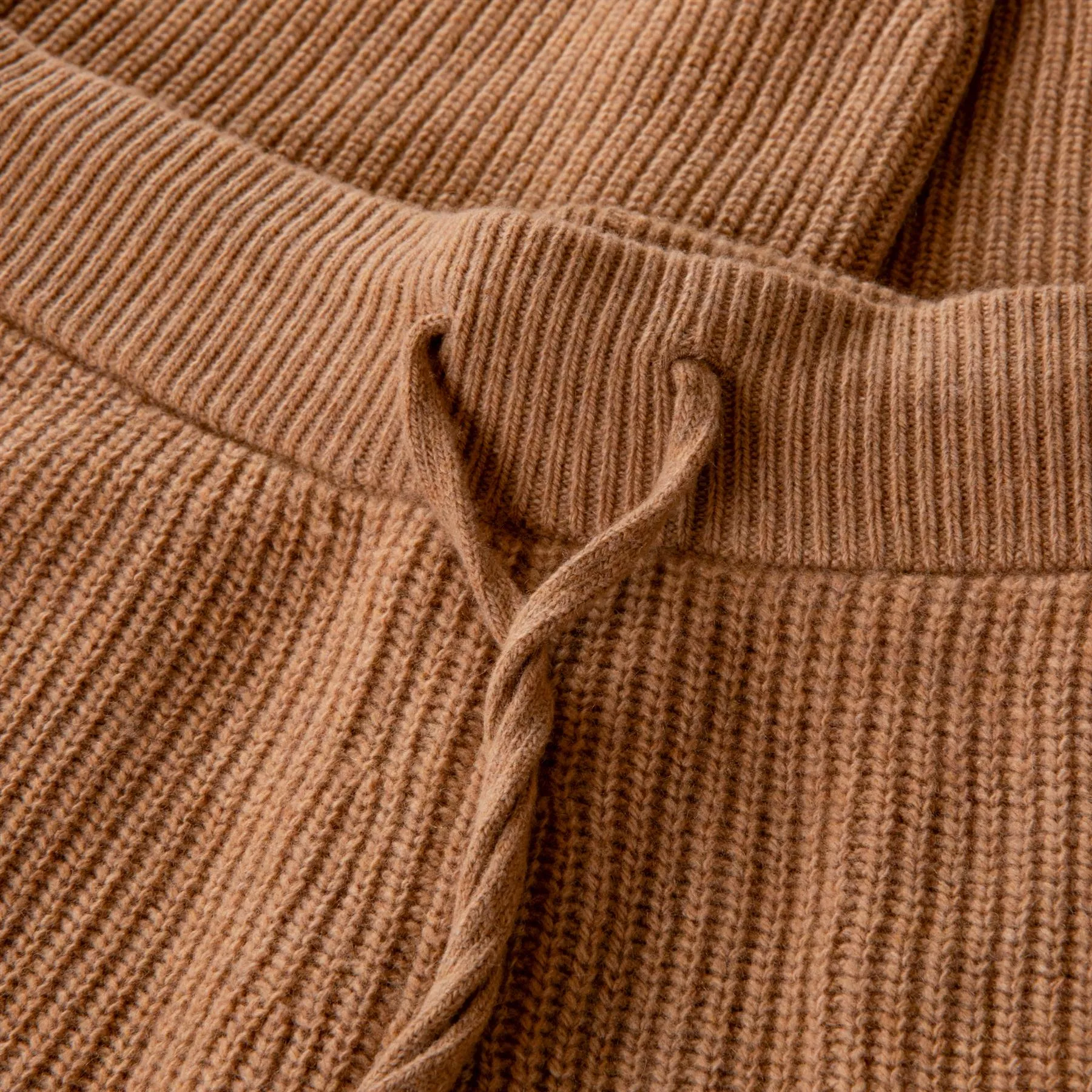 Womens Cashmere Ankle Pants Camel - 2025