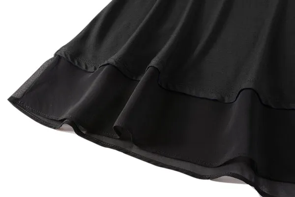 Women's Chiffon T-Shirt Plus Size Short Sleeves Flowy Shirt - LARACE 8060