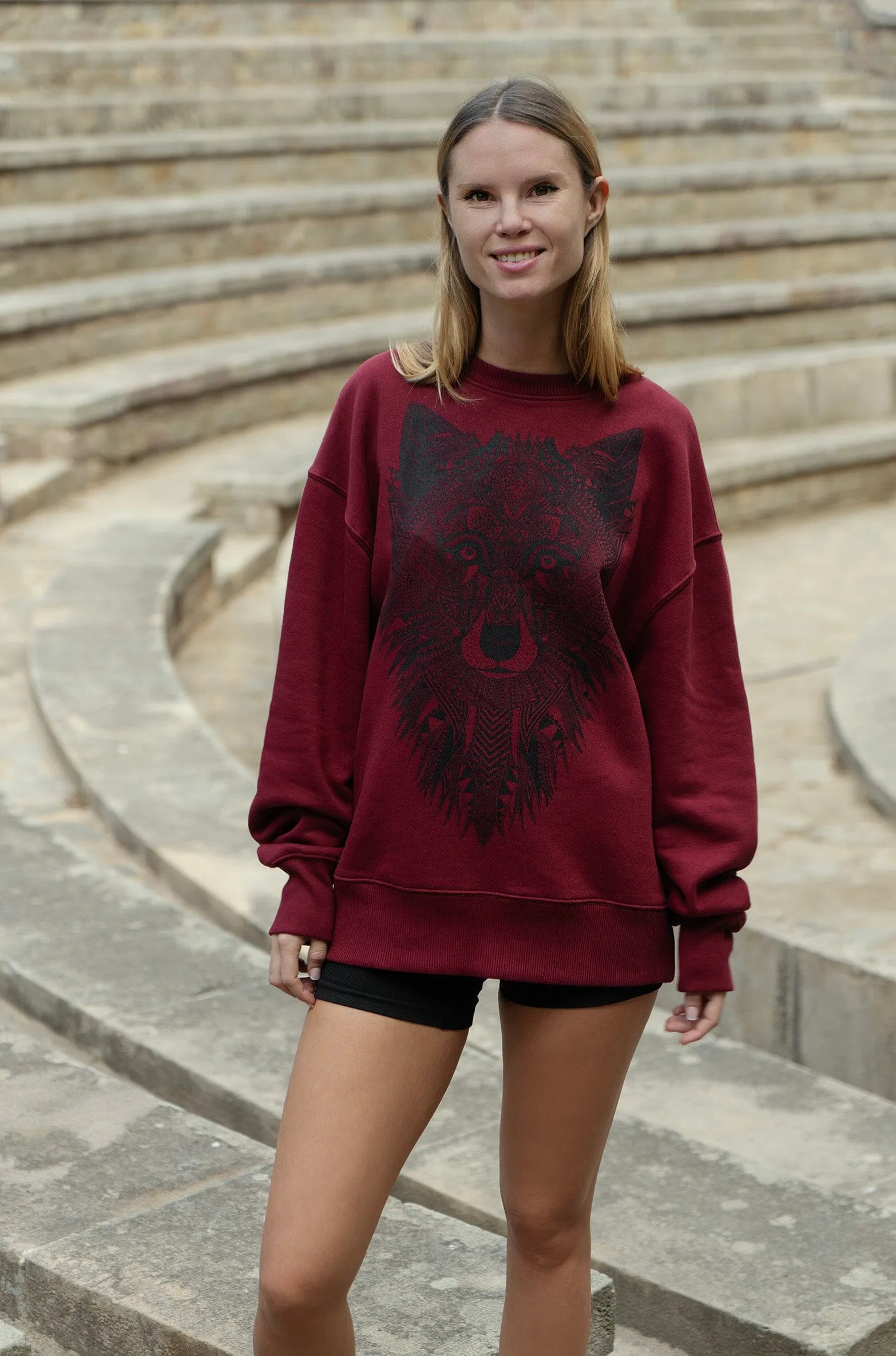 Women's Relaxed Sweatshirt | Grey Wolf