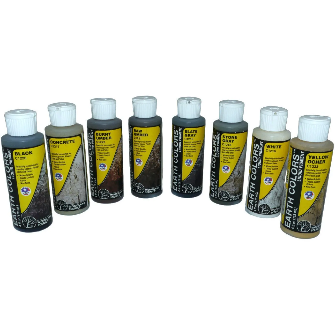WOODLAND SCENICS Earth Colors Liquid Pigment (8 Fl. oz)
