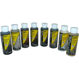WOODLAND SCENICS Earth Colors Liquid Pigment (8 Fl. oz)